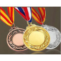 Custom Shiny Finish Olympic Gold Silver Bronze Medals for Sale